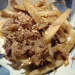 いしもん - 牛肉と牛蒡の甘辛煮