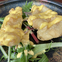過門香 KITTE丸の内店 - 魚の揚げもの。サラダ仕立て。