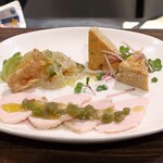 トリワイン ＰＩＫＯＳＨＨＨＵ - 前菜３種盛り