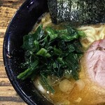家系ラーメン クックら - ほうれん草。
