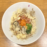 魚介系まぜ麺 辰爾 - 季節限定 広島牡蠣クリームまぜ麺