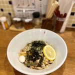 魚介系まぜ麺 辰爾 - あさりまぜ麺