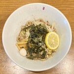 魚介系まぜ麺 辰爾 - あさりまぜ麺