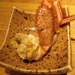 せきぐち居酒屋料理 - お通しの蟹
