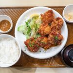 ガスト - 合盛り定食 （から揚げもも3個＋甘とろ3個）