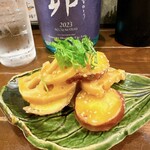 季節料理 加乃 - レンコンとさつまいもの甘酢