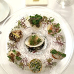 ラ・トゥーエル - 春の貝7種の盛り合わせ