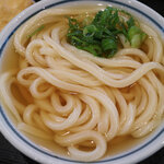 うつ海うどん - かけ270円＋とり天170円