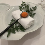 ラ・トゥーエル - ❷アプリコットのムース、トマトのクーリー