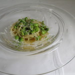 スパゲッティ 茶豆のアーリオ・オーリオ3