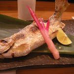 感と間 - いわなの塩焼き