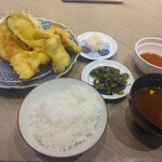 Nyutonkatsu Abura Tonabe - 日替わり　鶏ささみ天定食