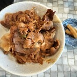 味噌屋 雷門 - ランチセットの豚丼