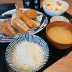 しゃぶしゃぶ温野菜 - 4種ミックスフライ定食