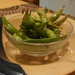 Shrimp and beer La maschera - 枝豆