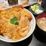 鈴新 - かけかつ丼@¥1600