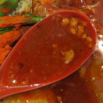 中華そば たた味 - 辛スタミナ中華/スープ