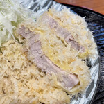揚げもの処 かつひろ - ロースかつ定食（120g）…1590円