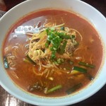 らあめん サンド - らぁめんサンド　ユッケジャンラーメン　750円