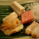 千春鮨 - スタートはお造り盛り合わせ