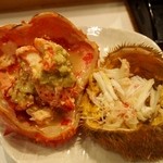 千春鮨 - 花咲蟹 ＆ 毛蟹