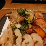 肉割烹バル 生粋 - 鳥竜田の柚子酢あんかけ風