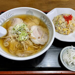 大関 - チャーシューメン（醤油）…980円＋半炒飯セット…400円
