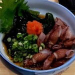 和ごはん一献 丸屋 - ホタルイカのポン酢がけ