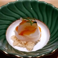 宇田津 鮨 - すみいか黄身醤油ご飯