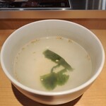 焼肉 さい藤 - わかめスープ