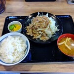 200486618 - 【2023.3.25(土)】しょうが焼定食(並盛)748円