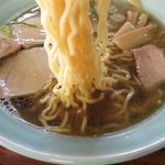 ひさや食堂 - 塩ラーメンの麺