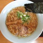 駅前旅館 - ラーメンのアップ