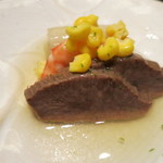 虎白 - 冷し物　牛たん　車海老　白ずいき　すだち