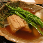 虎白 - 穴子　水蓮菜　カブ