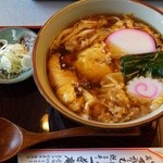 一茶庵 - かき玉うどん￥600