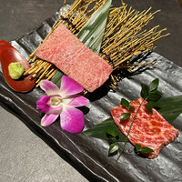 西中州焼肉 きらく - 特選和牛タレと塩-トモサンカクとカメノコ-