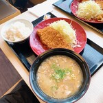 Katsuya - ロースカツ定食 とん汁大変更　税込792円＋55円-100円