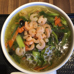 彩華 - 日替わり中華そば　えびと野菜のうま煮そば