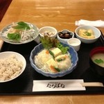 Shikishizen Kuidokoro Tachibana - 日替わり玄米定食（このほかにデザート、コーヒー）