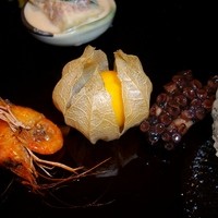 銀座ささ花 - ほおづきも食べられます