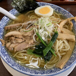 麺匠 大黒 - 3月限定 鶏中華 中盛り 太麺 880円♪
