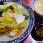 中華料理五十番 - 海老焼きそば（ランチ）
