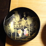 日本料理 鎌倉山倶楽部 - 東海道五十三次の宿場町が描かれた椀　沼津