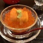 鮨 もりなり - イクラ&ウニ