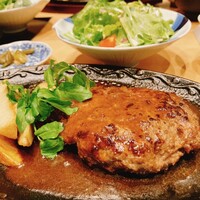 すき焼き十二天 - ハンバーグステーキランチ めちゃくちゃ美味しい！