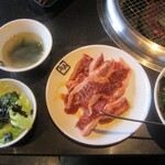 Gyuu Kaku - 牛角カルビ定食 150g