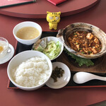 湖南飯店 - 陳麻婆豆腐定食　1,100円（税込）