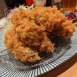 とんかつ檍 - 牡蠣フライ定食