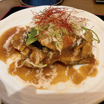 大阪産料理 空 - この和風ソースが、なかなかのごはんドロボー